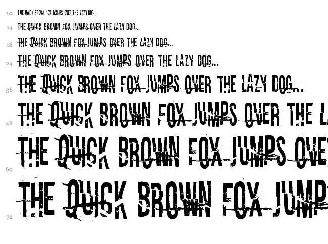 I tell you all my secrets font waterfall